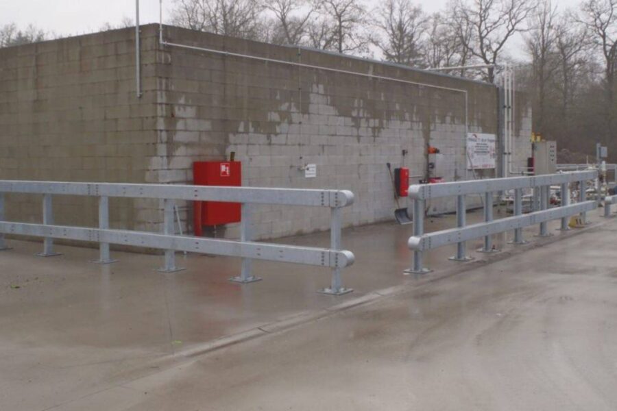 Barrière de sécurité en galva